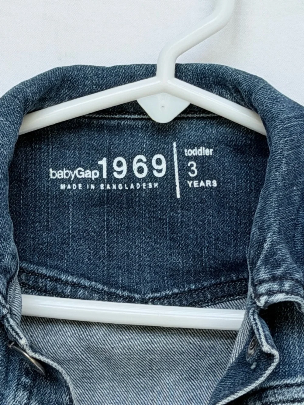 GAP Baby Denim Jacket in Indigo Blue